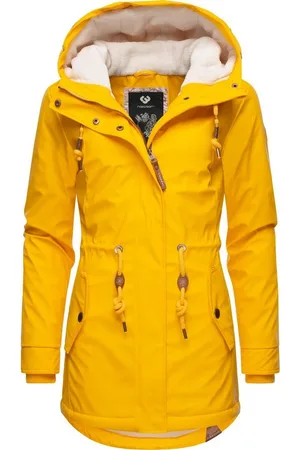 Ragwear Regenmantel Monadis Rainy Intl. modischer Regenparka mit kuschligem Innenfutter