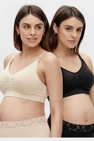 Mama;licious Bustier MLILJA FEED ME BRA NF 2-P A. NOOS (Packung, 2-tlg) mit abnehmbarem Träger