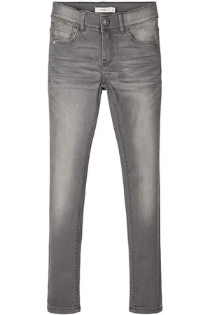 NAME IT 5-Pocket-Jeans Mädchen Skinny Fit Stretch Jeans in Denim - Verkäufer: Schnubby-de