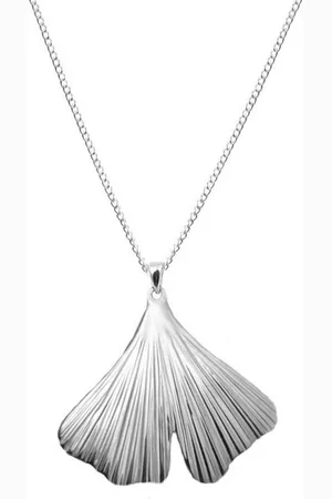 ALEXANDER YORK Kette und Anhänger Set GINKGO BLATT, 2-tlg., 925 Sterling Silber - Verkäufer:
