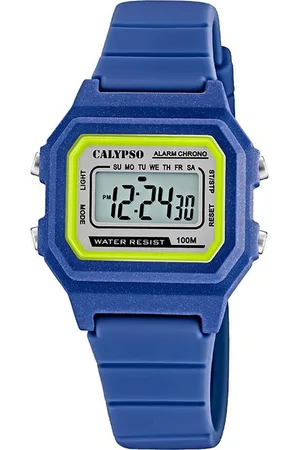Calypso Digitaluhr Calypso Unisex Uhr Digital K5802/5, (Digitaluhr), Damen, Herrenuhr eckig, mittel (ca. 33mm) Kunststoffband, Sport-Style - Verkäufer: Fit4Style Silberschmuck - IMPPAC