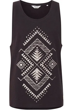 Solid Tanktop SDIsaak ärmelloses Shirt mit Inka Print - Verkäufer: meinemarkenmode