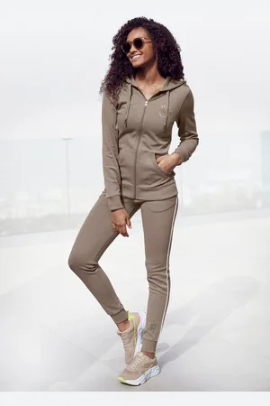 H.I.S Kapuzensweatjacke mit seitlichem Piping und kleiner Markenstickerei, Loungeanzug