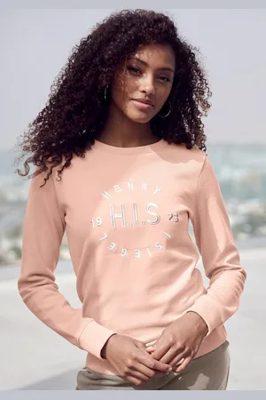 H.I.S Sweatshirt mit großer Logo Stickerei, Loungeanzug
