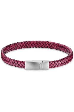 KangaROOS Edelstahlarmband Schmuck Geschenk, Lederarmband verschiedene Farben + Größen