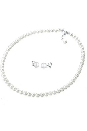 Elli Schmuckset Muschelkernperlen 925 Sterling Silber - Verkäufer: JULIE & GRACE GmbH