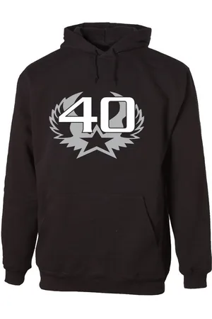 G-graphics Hoodie 40 – Stern mit Flügeln zum 40ten Geburtstag mit trendigem Frontprint mit Spruch - Verkäufer: