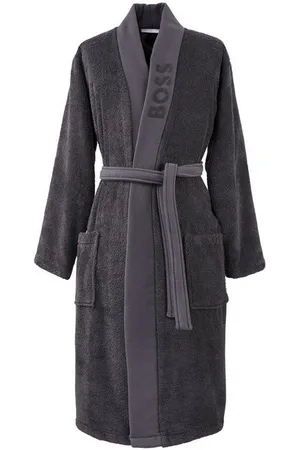 HUGO BOSS Bademantel PLAIN, 100% Baumwolle, mit modernem Design - Verkäufer: heyconnect