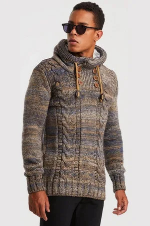 LEIF NELSON Strickpullover Pullover mit Kapuze mit Kapuze - Verkäufer: heyconnect