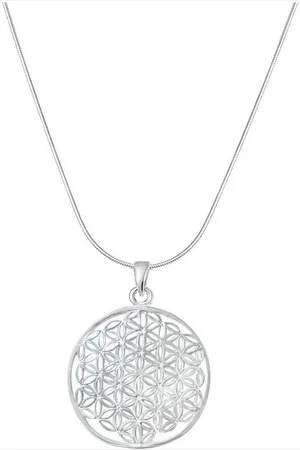ALEXANDER YORK Kette und Anhänger Set FLOWER OF LIFE LEBENSBLUME XL, 2-tlg., 925 Sterling Silber - Verkäufer: