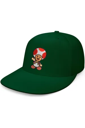 Blondie & Brownie Snapback Cap Unisex Erwachsene Toad Stick Patch Mario Toad Super Retro Konsole One Size - Verkäufer: Hubihu
