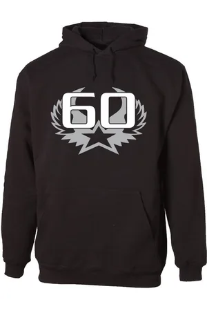 G-graphics Hoodie 60 – Stern mit Flügeln zum 60ten Geburtstag mit trendigem Frontprint mit Spruch - Verkäufer: