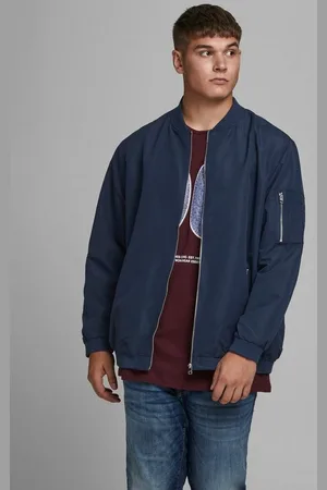JACK & JONES Blouson Leichte Bomber Jacke Plus Size Große Übergrößen JJERUSH JJERUSH BOMBER PS NOOS - Verkäufer: ARIZONAS