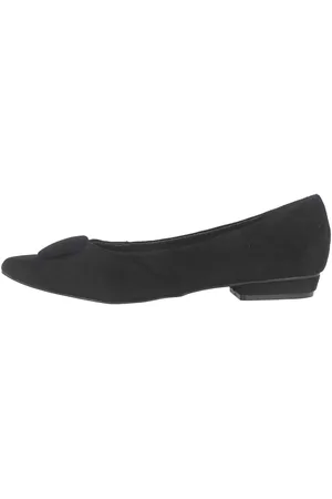 Andres Machado AM5541 Ante Negro Ballerina - Verkäufer: schuhplus - Schuhe in Übergrößen
