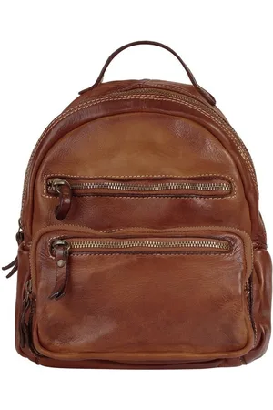 Cluty Cityrucksack, echt Leder, Made in Italy