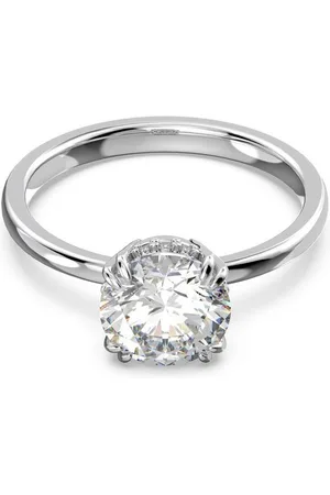 Swarovski Fingerring Stilla Round Cocktailring, 5642617, /-19, /-21, /-23, 5638530, mit ® Kristall