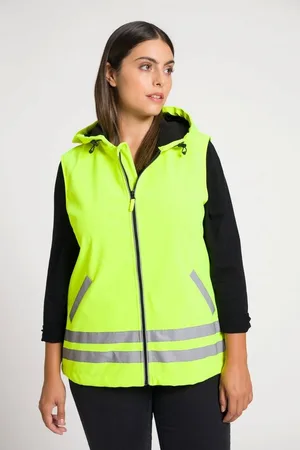 Ulla Popken Softshelljacke Softshellweste Reflektoren Kapuze - Verkäufer: Popken Fashion Group