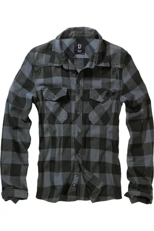 Brandit Langarmhemd Check Shirt Holzfäller Hemd Übergangs Herbst Kariert Langarm Flanel - Verkäufer: fashion-victim-style