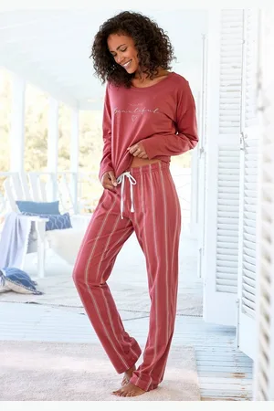 VIVANCE DREAMS Pyjama (2 tlg) mit Frontdruck