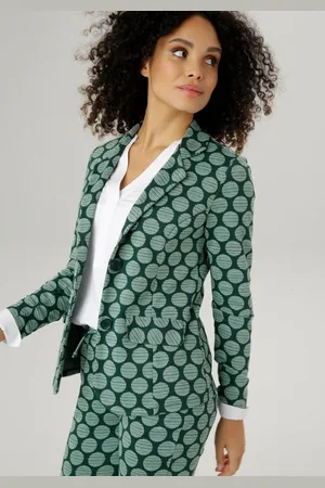 Aniston Jerseyblazer mit gestreiften Punkten
