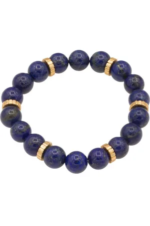 Bella Carina Perlenarmband Armband mit 10 mm Lapislazuli und Verzierungen, mit hochwertigem Lapislazuli - Verkäufer: