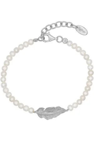 Engelsrufer Armband The glory of pearls, Feder, ERB-GLORY-FEDER, ERB-GLORY-FEDER-G, mit Süßwasserzuchtperle