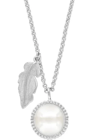 Engelsrufer Kette mit Anhänger The glory of pearls, Feder, ERN-GLORY-FEDER, ERN-GLORY-FEDER-G, mit Muschelkernperle