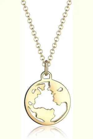 Elli Kette mit Anhänger mit Anhänger Weltkugel Travel 925 Silber, Weltkugel - Verkäufer: JULIE & GRACE GmbH