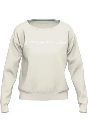 TOM TAILOR Sweater Damen Sweatshirt Baumwollmischung - Verkäufer: Yourfashionplace