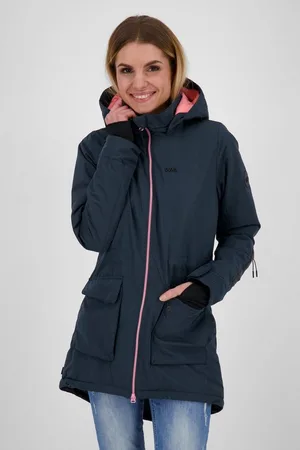 CNSRD Funktionsparka CHARLOTTE COAT NAV CS WOMEN mit hochschließendem Kragen und Kapuze - Verkäufer: Campingstore24
