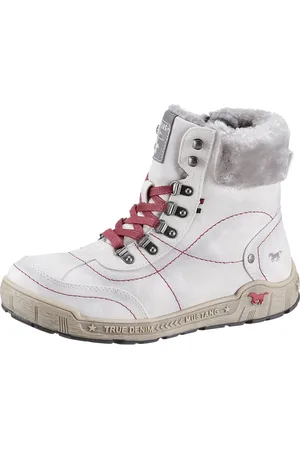Mustang Winterboots mit Kunstfellkragen in Weite G = weit