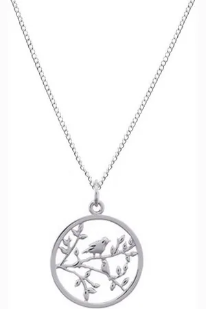 ALEXANDER YORK Kette und Anhänger Set Nachtigall, 2-tlg., 925 Sterling Silber - Verkäufer:
