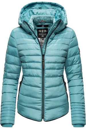Marikoo Winterjacke Amber stylische Steppjacke mit Teddyfutter