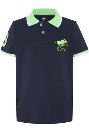 Polo Sylt Poloshirt mit Logo-Stickerei und Kontrast-Akzenten - Verkäufer: Bay City Textilhandels GmbH