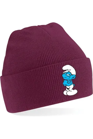 Blondie & Brownie Beanie Unisex Erwachsenen Mütze Schlaubi Schlumpf Schlümpfe - Verkäufer: Hubihu