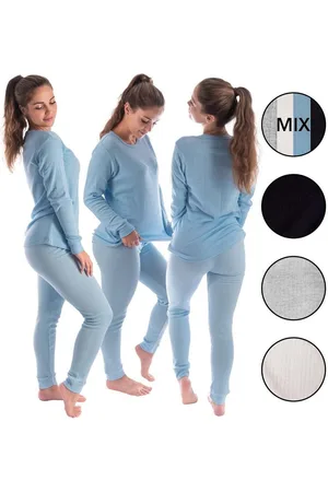 Black Snake Thermounterhemd 3x Thermo Set für Frauen - Funktionsunterwäsche für Outdoor-Sport (Set, 3-St) Thermounterwäsche 3x Unterhemd + 3x Unterhose - Verkäufer: noorsk