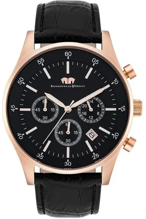 Rhodenwald & Söhne Chronograph Goodwill schwarz, aus Edelstahl - Verkäufer: Juvalia
