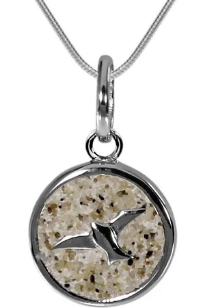 DUR Kette mit Anhänger - Freiheit - Strandsand - Silber 925/000 -, (2-tlg) - Verkäufer: OSTSEE-SCHMUCK