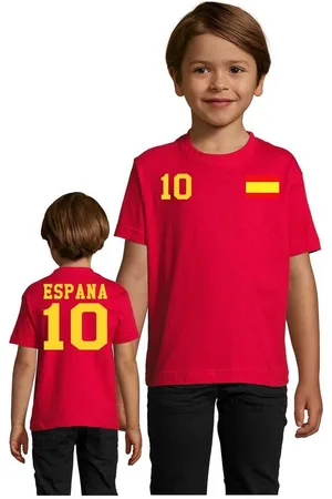 Blondie & Brownie T-Shirt Kinder Spanien Spain Sport Trikot Body Fussball Meister WM Copa - Verkäufer: Hubihu