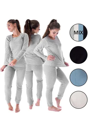 Black Snake Thermounterhemd 3x Thermo Set für Frauen - Funktionsunterwäsche für Outdoor-Sport (Set, 3-St) Thermounterwäsche 3x Unterhemd + 3x Unterhose - Verkäufer: noorsk