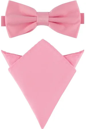 Ladeheid Fliege Herren Schmale Fliege & Einstecktuch Set M/P (12cm x 6cm, 22cm x 22cm) - Verkäufer: HISERT