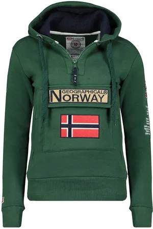 Geographical Norway Kapuzenpullover Gymclass by leyoley mit großer Bauchtasche und warmer Kapuze - Verkäufer: leyoley