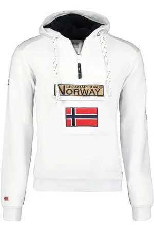 Geographical Norway Kapuzenpullover Gymclass by leyoley mit großer Bauchtasche und warmer Kapuze - Verkäufer: leyoley