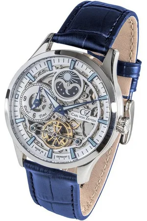 CARL VON ZEYTEN Automatikuhr CVZ0063SLS Freiburg Automatik Dual Time Herrenuhr 44mm CVZ0063SLS Freiburg Automatik Dual Time Herrenuhr 44mm - Verkäufer: Timeshop24