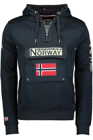 Geographical Norway Kapuzenpullover Gymclass by leyoley mit großer Bauchtasche und warmer Kapuze - Verkäufer: leyoley