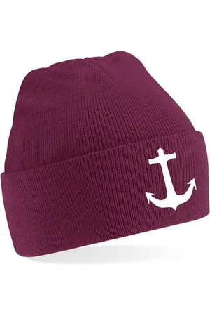 Blondie & Brownie Beanie Unisex Erwachsenen Mütze Anker Maritim Kompass Segeln - Verkäufer: Hubihu