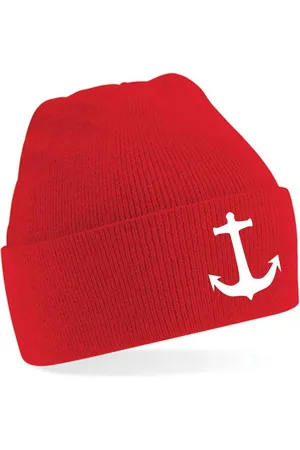 Blondie & Brownie Beanie Unisex Erwachsenen Mütze Anker Maritim Kompass Segeln - Verkäufer: Hubihu