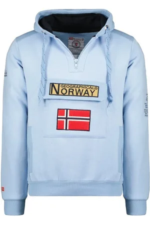 Geographical Norway Kapuzenpullover Gymclass by leyoley mit großer Bauchtasche und warmer Kapuze - Verkäufer: leyoley