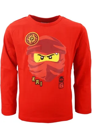 LEGO Wear Langarmshirt Ninjago Jay Jungen Kinder langarm Shirt Gr. 98 bis 128, Baumwolle - Verkäufer: WS-Trend