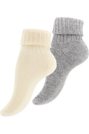 Cotton Prime® Socken Alpaka Socken mit Umschlag (2-Paar) ökologisch gefärbt und vorgewaschen Cottonprime